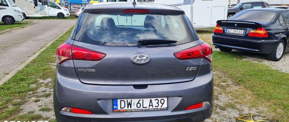 Hyundai i20 cena 28900 przebieg: 199000, rok produkcji 2017 z Tuliszków małe 67